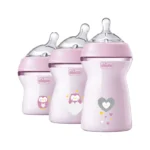 شیشه شیر چیکو صورتی Chicco