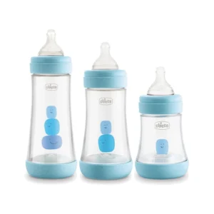 شیشه شیر پرفکت چیکو آبی Chicco